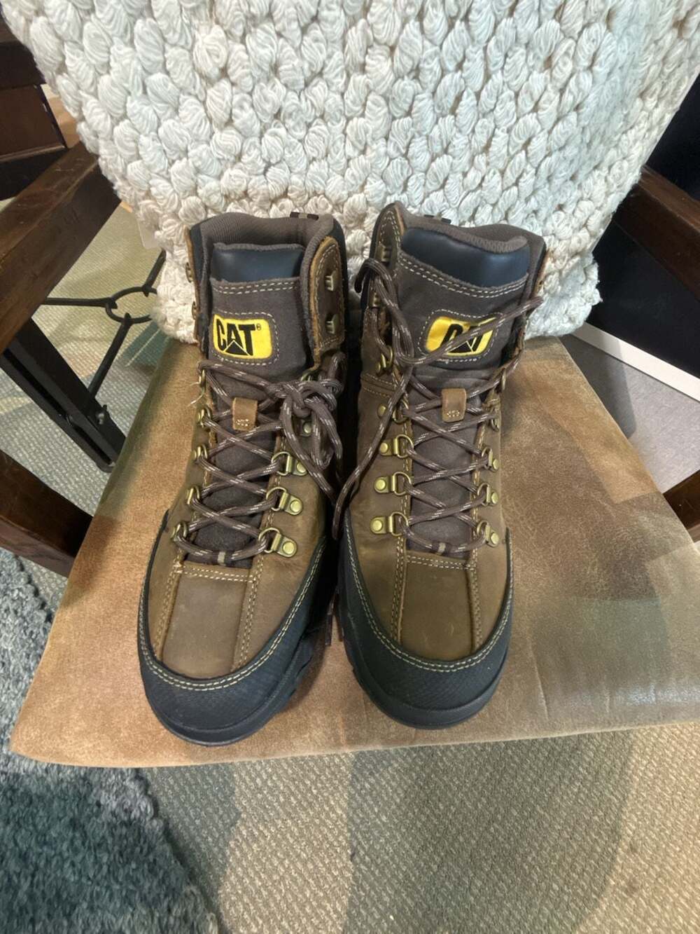 Caterpillar Threshold WP ST Steel Toe Work Boot, Men's Size 11 Medium, Real Brow